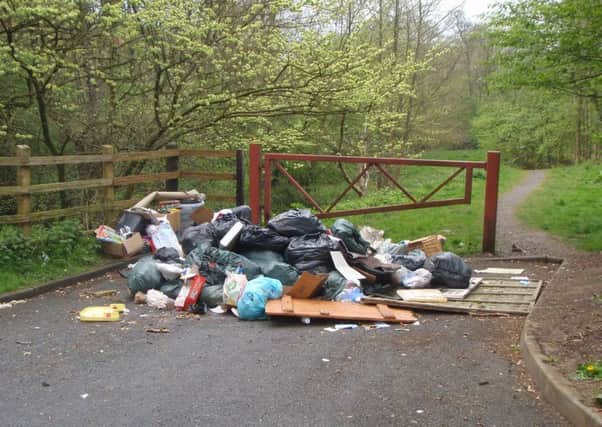 Fly-tipping at Fulwood Row