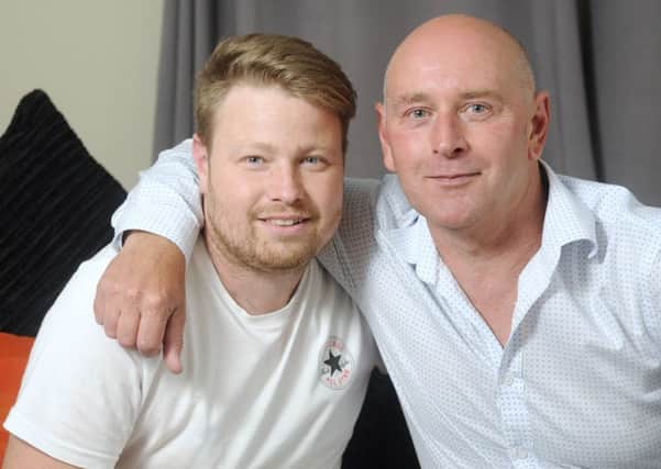 Jamie Marlow and father Phil Marlow after dad turned out to be a perfect match to be a kidney donor