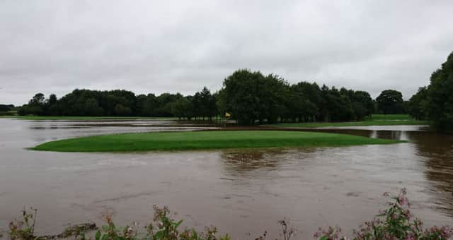 Garstang Golf Club after floods struck again in August. Is dredging the answer to flooding? 	          Picture: Matt Bromley
