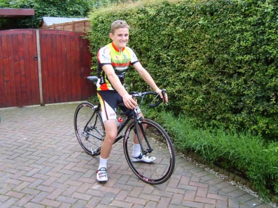 Talented Lewis Balyckyi was on the verge of reaching new heights in his cycling ambitions when he was involved in a collision with a van as he trained on the roads of Bretherton in January 2011.
