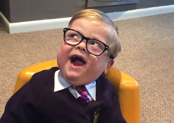 Rory Curzon Smith, 5, from Fulwood, Preston. Rory was born at 24 weeks and has a number of disabilities with complex sensory, neurological and mobility issues