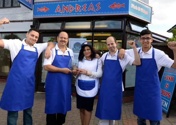 Andreas and Eleni with their boys, Marios, Evangelos and Constantinos