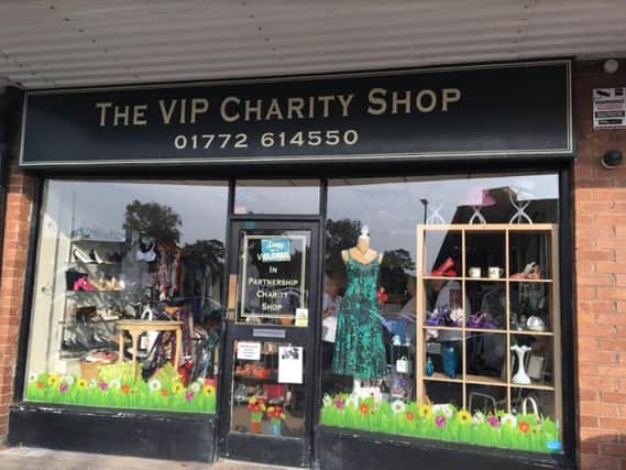Village in Partnership charity shop in Longton