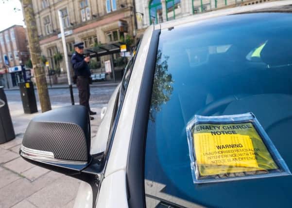 Gotcha: One motorist is booked for pavement parking