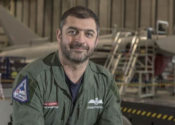 DREAM JOB: Steve Formoso, chief test pilot at BAE Systems at Warton