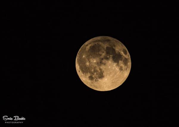 Sonia Bashir's photo of the harvest moon
