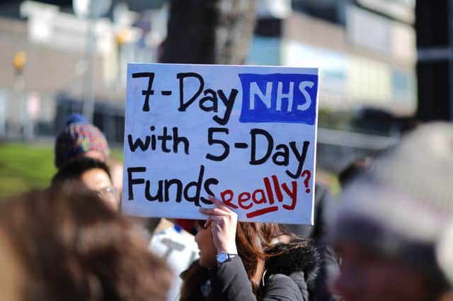 The NHS needs both financial support and recruitment of more staff says a reader