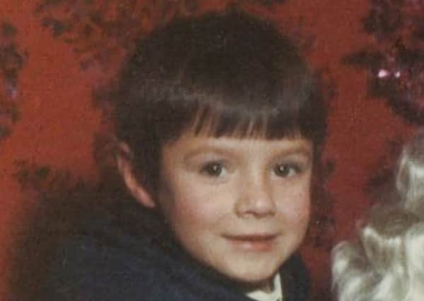 Robert McEwen as a  youngster - he was sexually abused by his elder half brother Michael Lyttle who has been jailed
