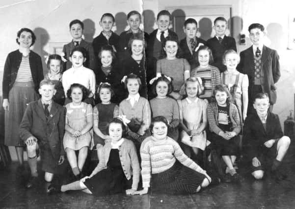 Inskip School Juniors calss with Mrs Walmesley in 1953