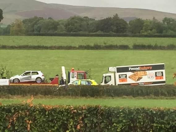 The scene of the accident