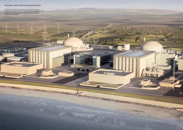 An artists impression of plans for the new Hinkley Point C nuclear power station. See letter