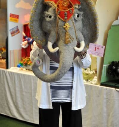 Nelly the elephant at 
Lancashire WI Federation County Show