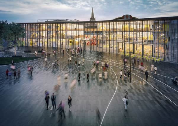 Hawkins Brown's design concept for the new UCLan  student support centre