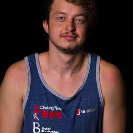 Paraclimber Martin Heald, 25, from Preston