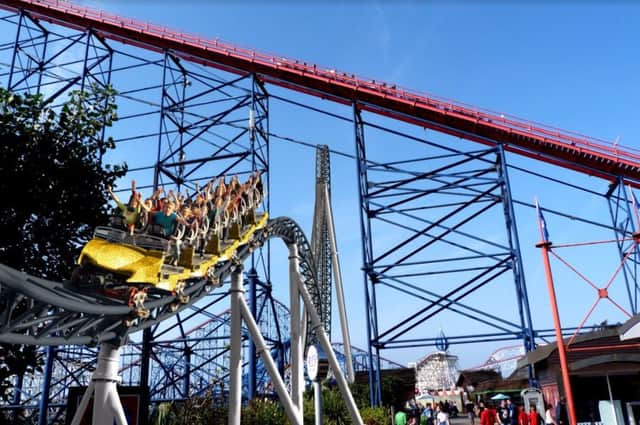 An artist's impression of the new coaster set for Blackpool
