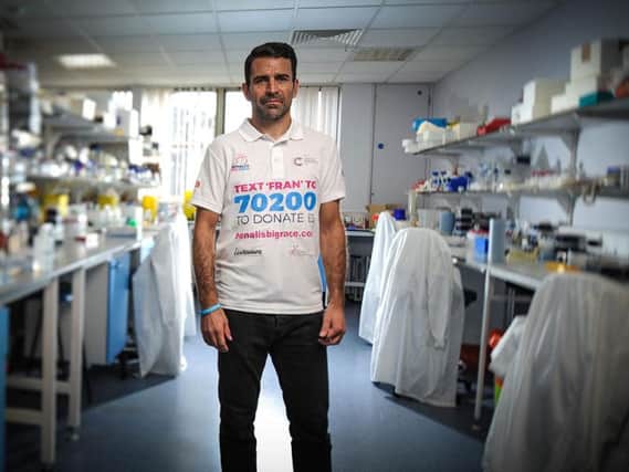 Francis Benali at Cancer Research UK's lab