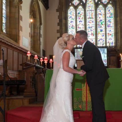 Simon Bunnell, who has battled with a stammer all his life, married Sarah and managed to say his vows without any problems despite him worrying about stammering on his big day and being unable to get his words out.
Real Life Story