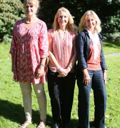 Debbie Lye, chief executive of the Spirit of 2012, Dawn Vickers, MD of DanceSyndrome, and Sue Blackwell, trustee and founder