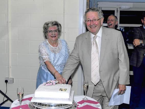 Freda and Geoffrey Armstrong celebrate their diamond anniversary