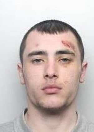 Ryan Coyne, 21. is wanted by West Yorkshire Police and is believed to be in the Blackpool area.