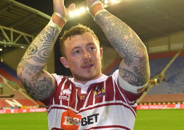 Josh Charnley (photo: Wigan Warriors RLFC)