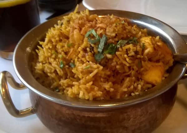 Sai Surbhi restaurant review. Chicken Biryani
