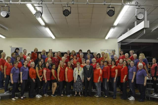 The 40th anniversary of the Red Rosettes, with the Mayor of South Ribble, Coun Linda Woollard  and her consort