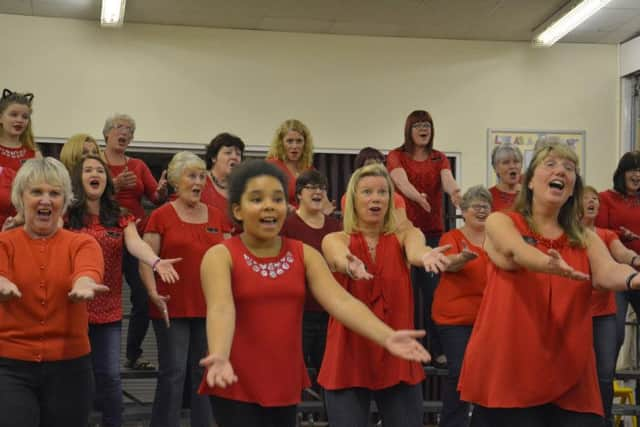 Ladies Association of British Barbershop Singers performing Bohemian Rhapsody