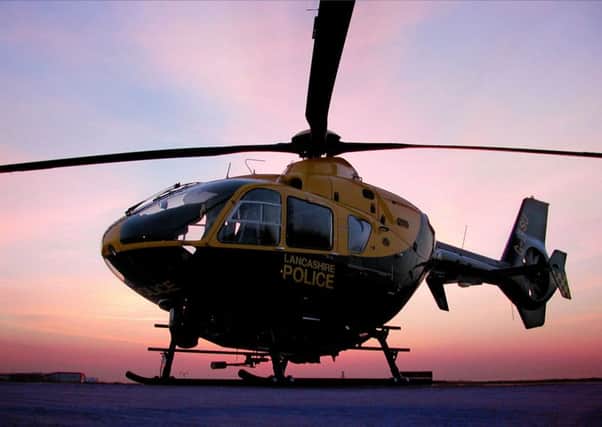 Police helicopter in search for missing man