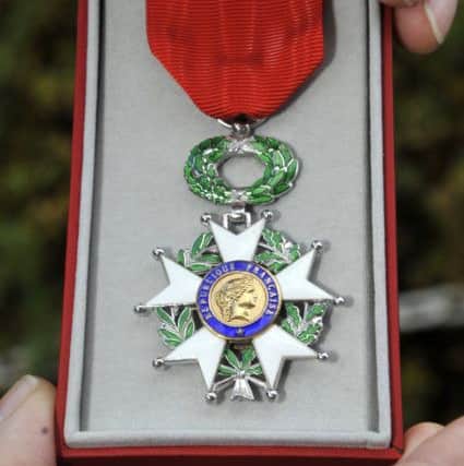 The Legion d'Honneur from the French Consul