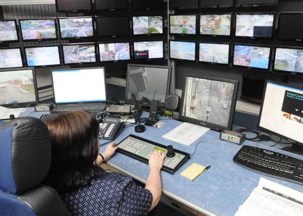 CCTV Monitoring Centre.
