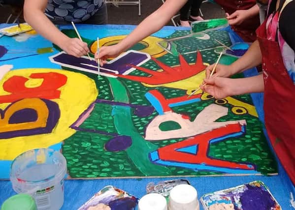 Artwork as part of the Big Local art project in Fishwick and St Matthew's