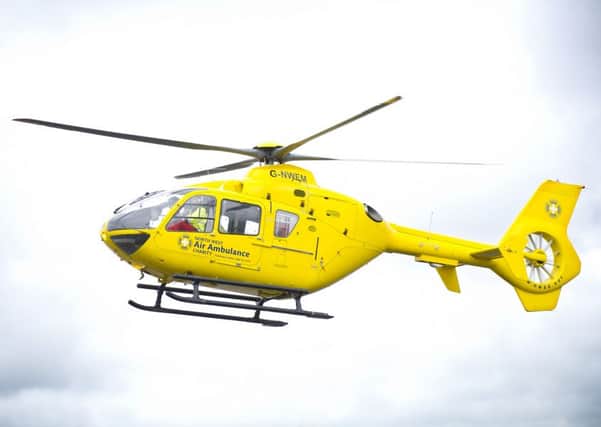 North West Air Ambulance in action