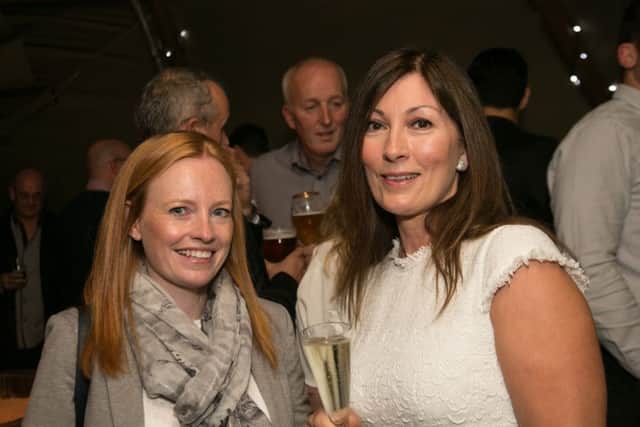 Sarah Parry and Diane O'Connell, at the Conlon Construction charity event