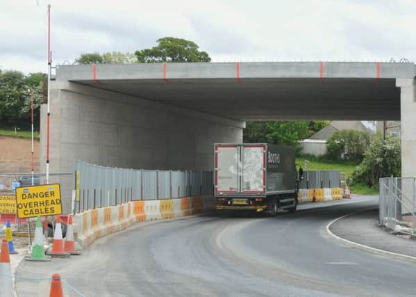 Construction: The creation of a new bridge on the Heysham link road