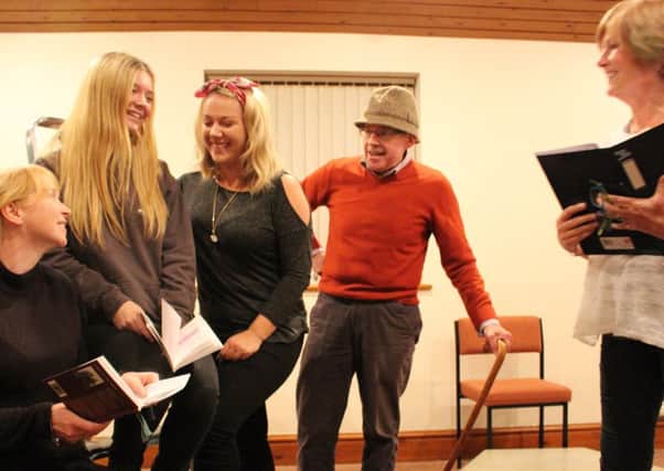 Grimsargh Players rehearsing for thier forthcoming production  Lilies On The Land.