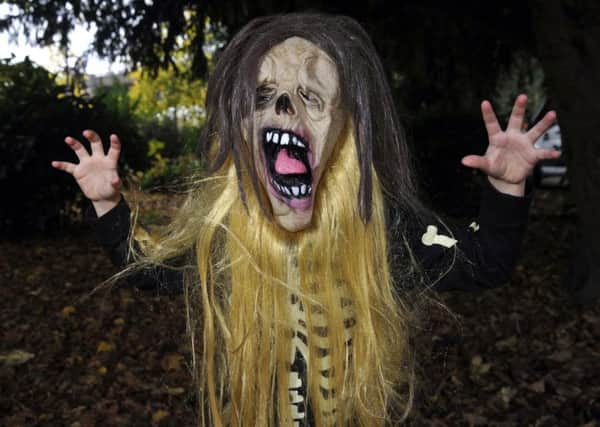 Evie Pritchard, six from Frenchwood at Avenham Park Halloween fun day
