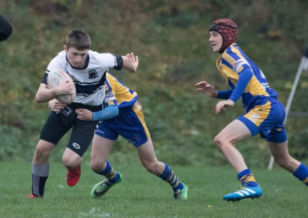 Panthers Under-14s' Howard Hackett in action