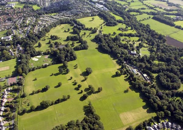 Photo Ian Robinson Chorley Aerial Worden Park/Hall in Leyland