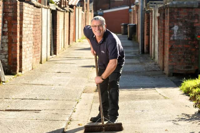Photo Neil Cross
Kenny Deverson got so sick of fly-tipping and rats in the alley behind his house, in Ribbleton, he's taken matters into his own hands and sorted it himself