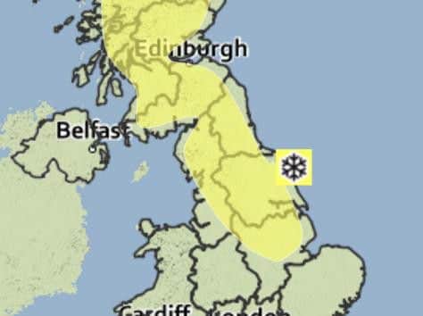 Met Office issues yellow weather warning for Lancashire