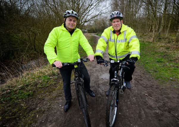 County councillors Matthew Tomlinson and John Fillis have announced that half a million pounds is pledged to start work on the Leyland Loop cycling and exercise trail
