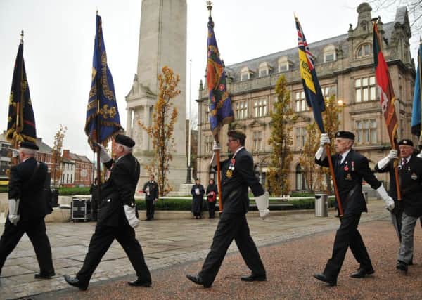 REMEMBERING: Ex-servicemen honour the fallen at Prestons war memorial last year