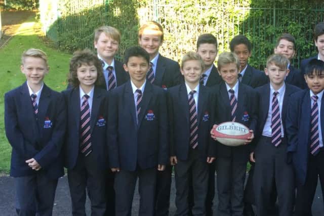 Garstang Community Academy Year 7 rugby team are North Lancashire Rugby champions