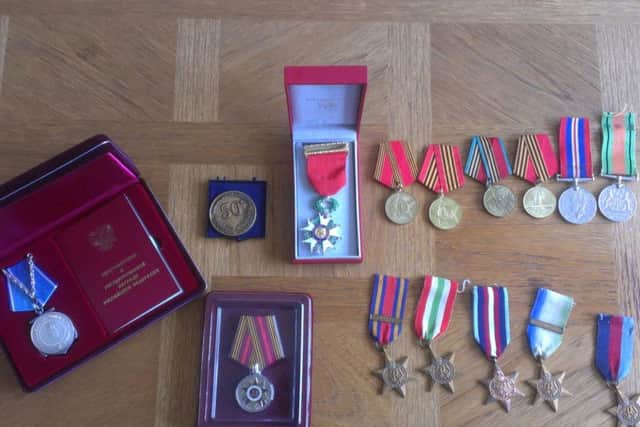 James Morley's medals for his Royal Navy service in the Second World War