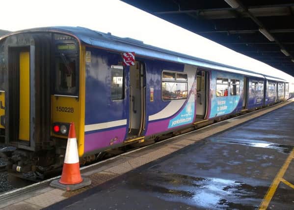 Train at Blackpool North station