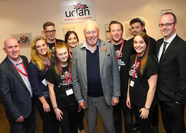 James Bond director John Glen with UCLan television production students