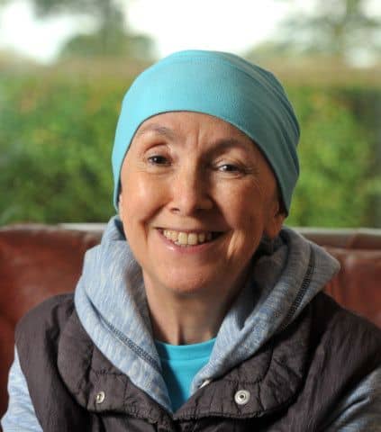 Photo Neil Cross
Janet Entwistle, who is being treated for ovarian cancer