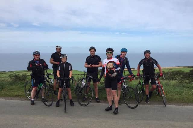 Fund-raisers who cycled across Isle of Man to raise funds for CRY in memory of Luke Moss