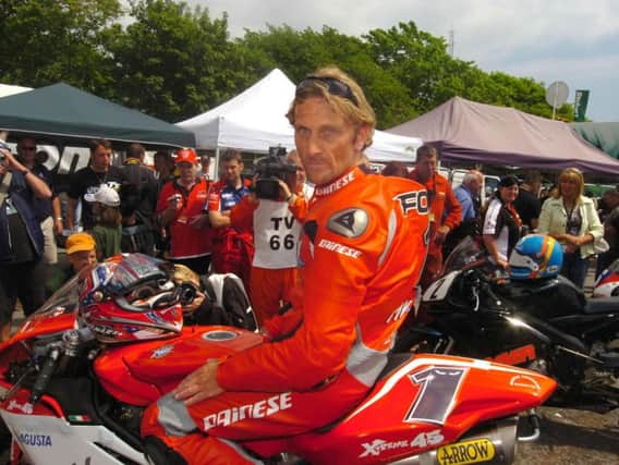 Who would superbike king Carl Fogarty invite to dinner?